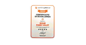 Scopri di più sull'articolo Rome Park Valet premiato da Parking My Car: 5 stelle per eccellenza nel servizio e soddisfazione del cliente!